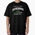 Installing Fatherhood Please Wait by munochill Unisex , , , Long Sleeve Tee