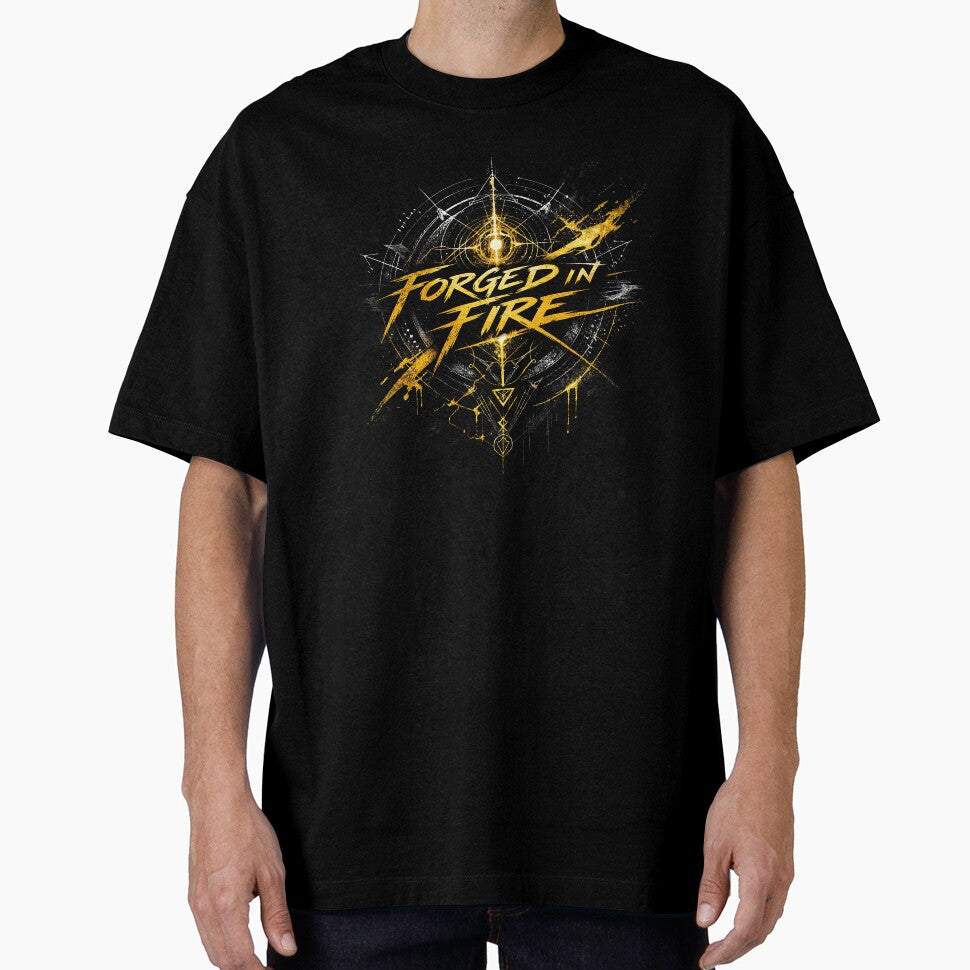 Forged in Fire – Strength & Craftsmanship by ForeverPrintsOK