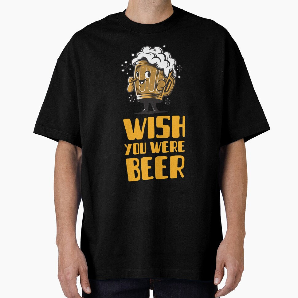 Wish you were beer | funny beer design by Fernandovils Unisex , , , Long Sleeve Tee