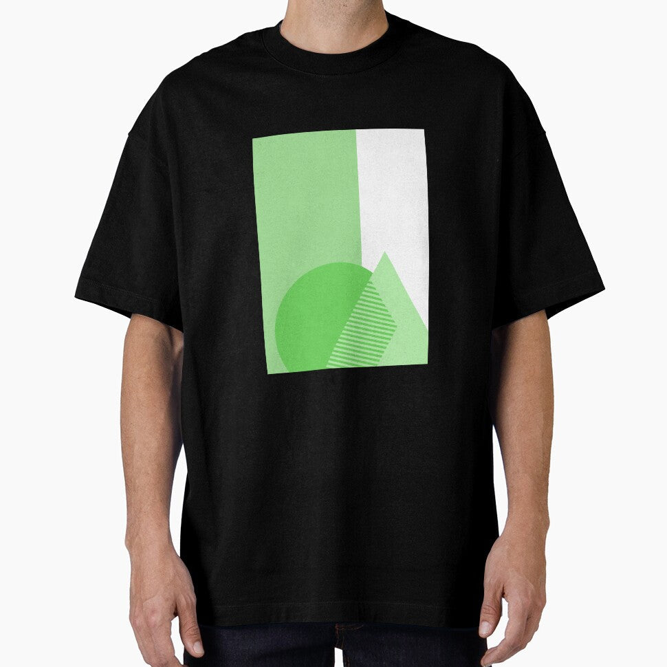 Basic Green Shapes by tinamur Unisex , , , Long Sleeve Tee