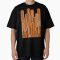 Retro Wavy Stripes - Rust Orange by SilverPegasus