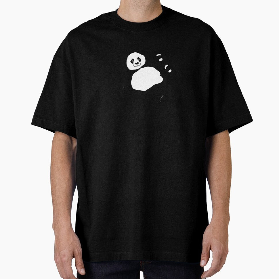 Not today lazy panda - funny bear on the tree by SolArt88 Unisex , , , Long Sleeve Tee