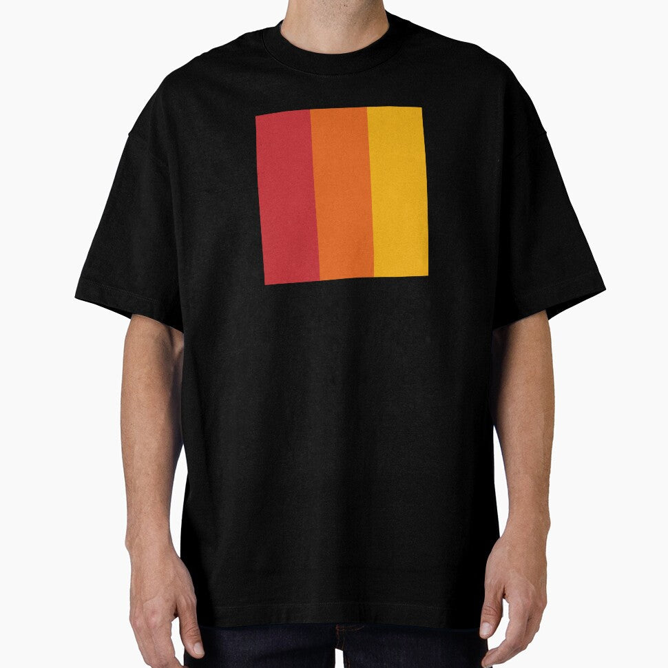 Retro stripes warm colours by TalBright Unisex , , , Long Sleeve Tee