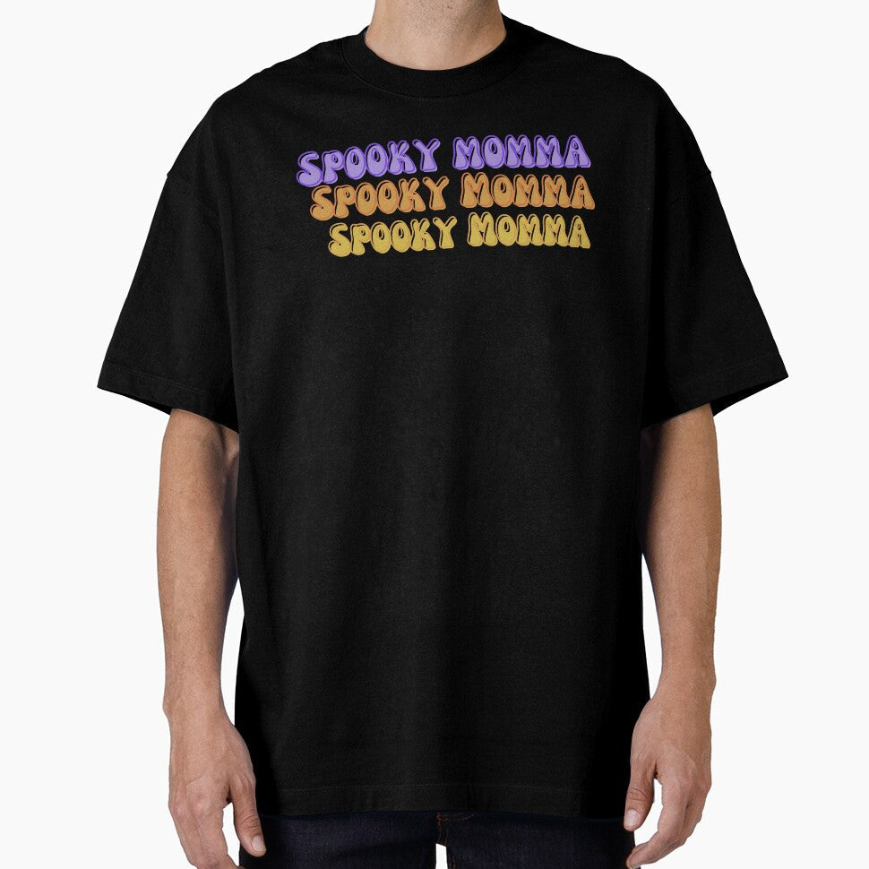 Spooky Momma Retro Ghost Halloween by ZazzyPumpkin Unisex , , , Long Sleeve Tee