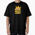 Pixel King of Burger by Si Pakne Unisex , , , Long Sleeve Tee