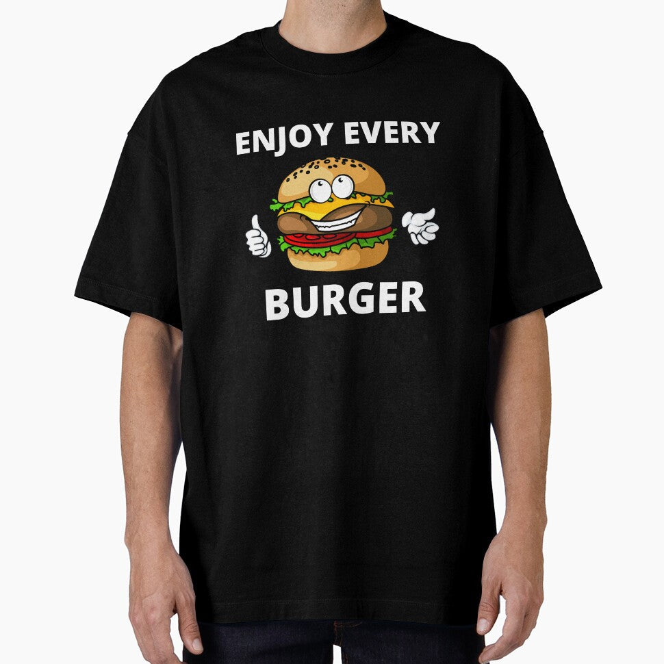 Enjoy Every Burger by MohitJain1109 Unisex , , , Long Sleeve Tee