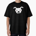 Minimalist Dog Pixel Art by Heyo-Mayo182 Unisex , , , Long Sleeve Tee