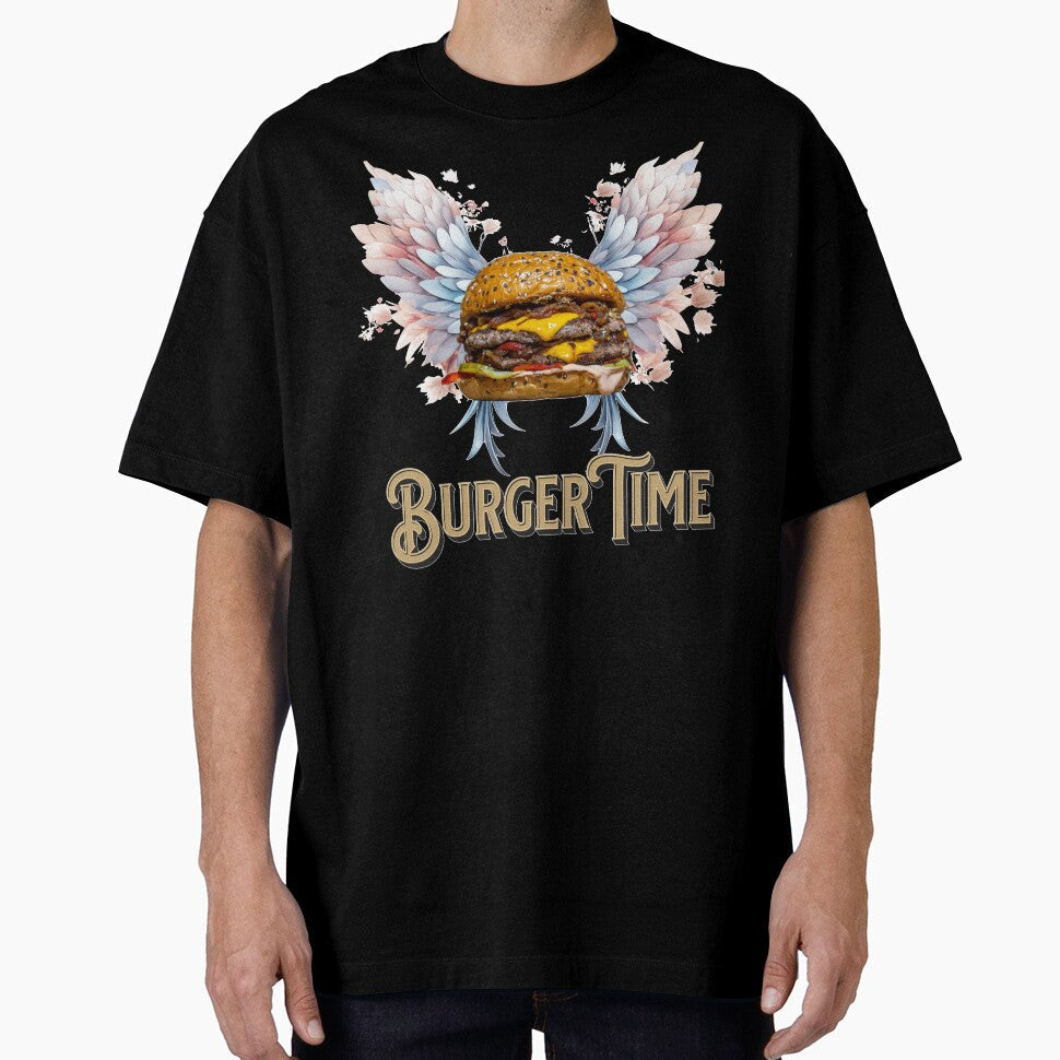 Flaying Burger time by dudart-shop Unisex , , , Long Sleeve Tee