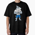 Shark Soccer Player Mascot Cartoon Sport by k3rstman1