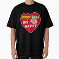 Tacos Make My Brain Happy Funny Taco Lover Heart Design by TruckerBobSays