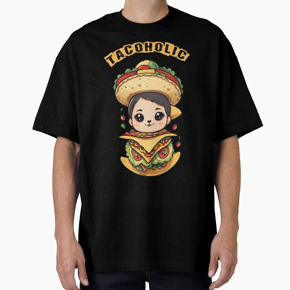TACOHOLIC FOR TACO LOVERS by digitalartlb Unisex , , , Long Sleeve Tee