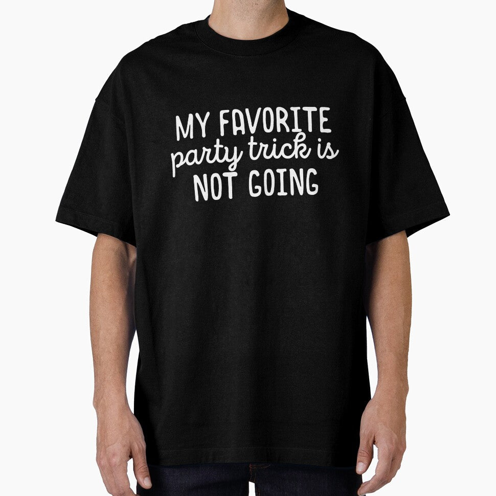 My favorite party trick is not going by 23mangoes Unisex , , , Long Sleeve Tee