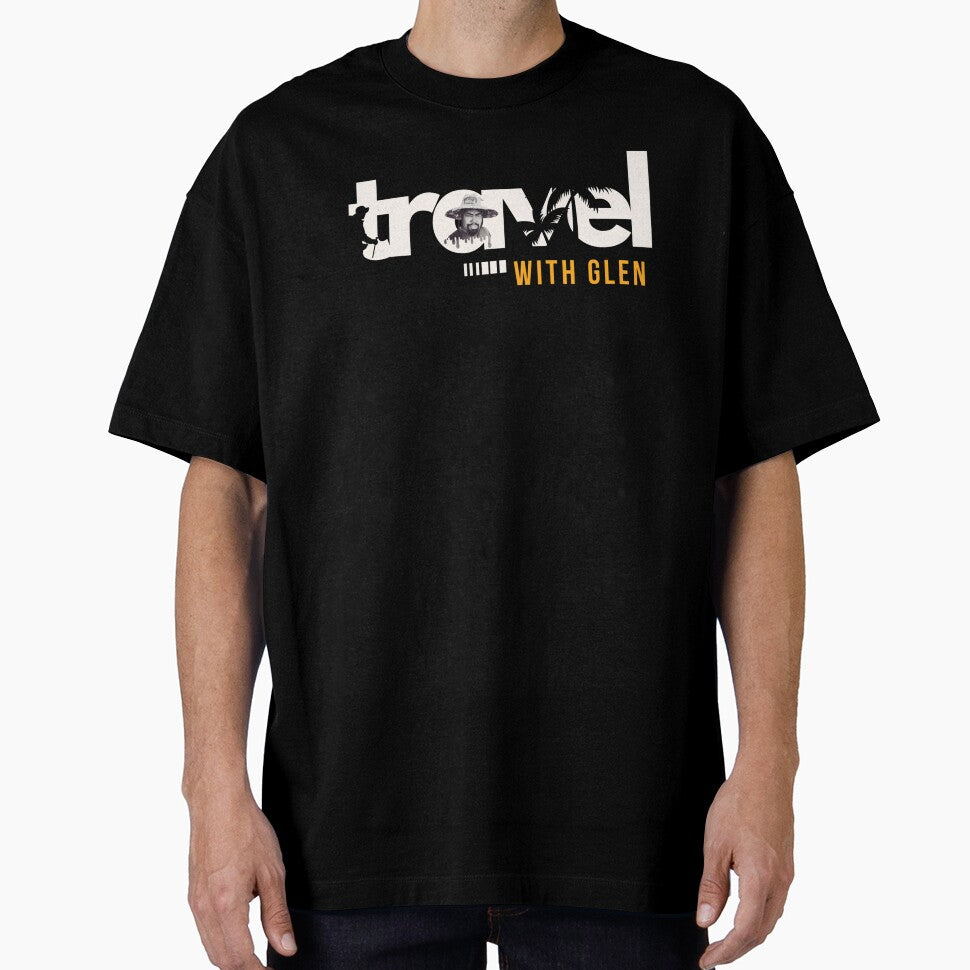 Travel With Glen V2 – Signature Travel Portrait Art | Adventure, Explorer & World Traveler Design by buycostarica