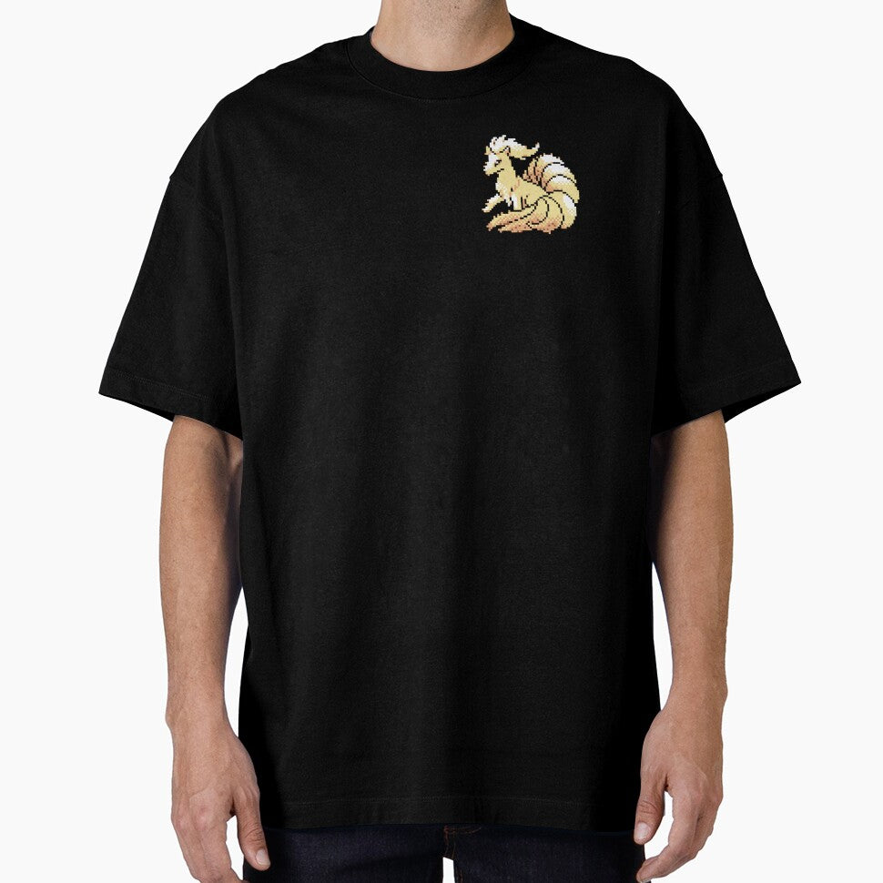Ninetales Pixel Art by StickyMcSticker Unisex , , , Long Sleeve Tee