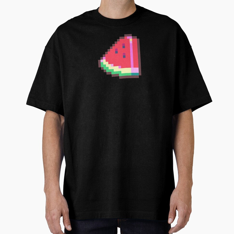 pixel watermelon by PixelArtiste Unisex , , , Long Sleeve Tee