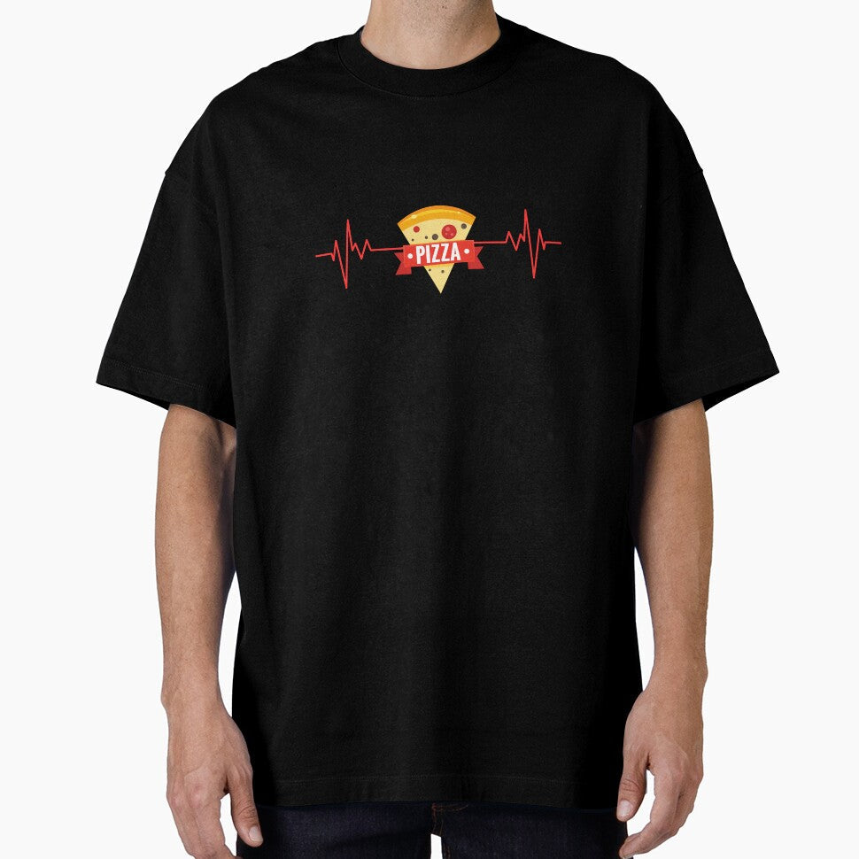 My heart beats for pizza, Original Willow Days by avit1 Unisex , , , Long Sleeve Tee