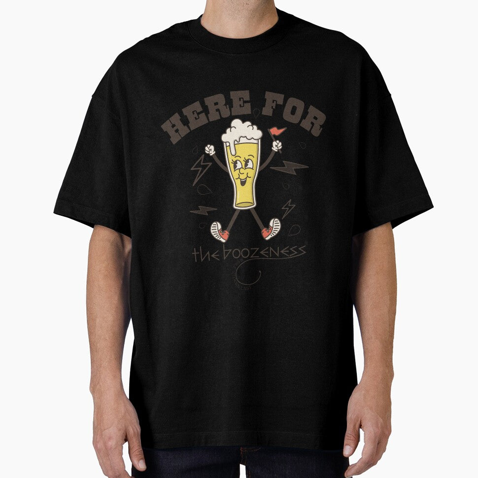 Here for the boozeness by Peerless-Prime Unisex , , , Long Sleeve Tee