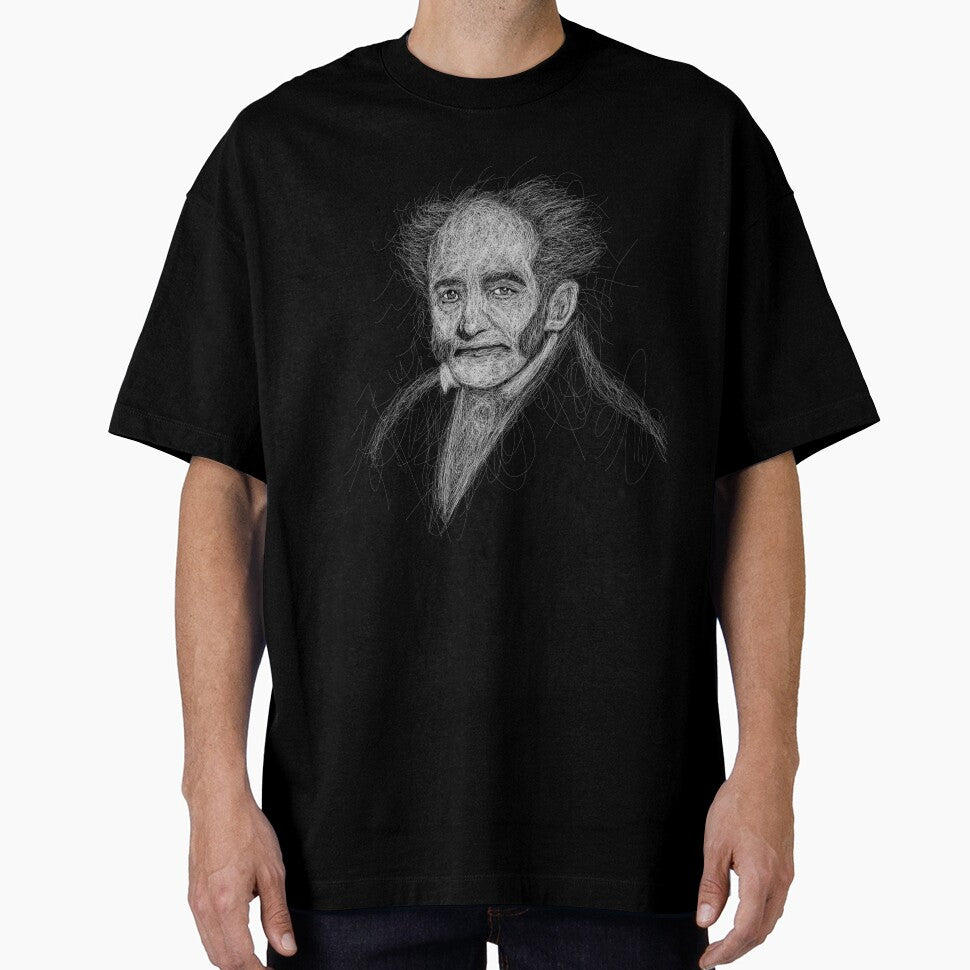 Philosopher Portrait in Scribble Art Style by Bartcorner