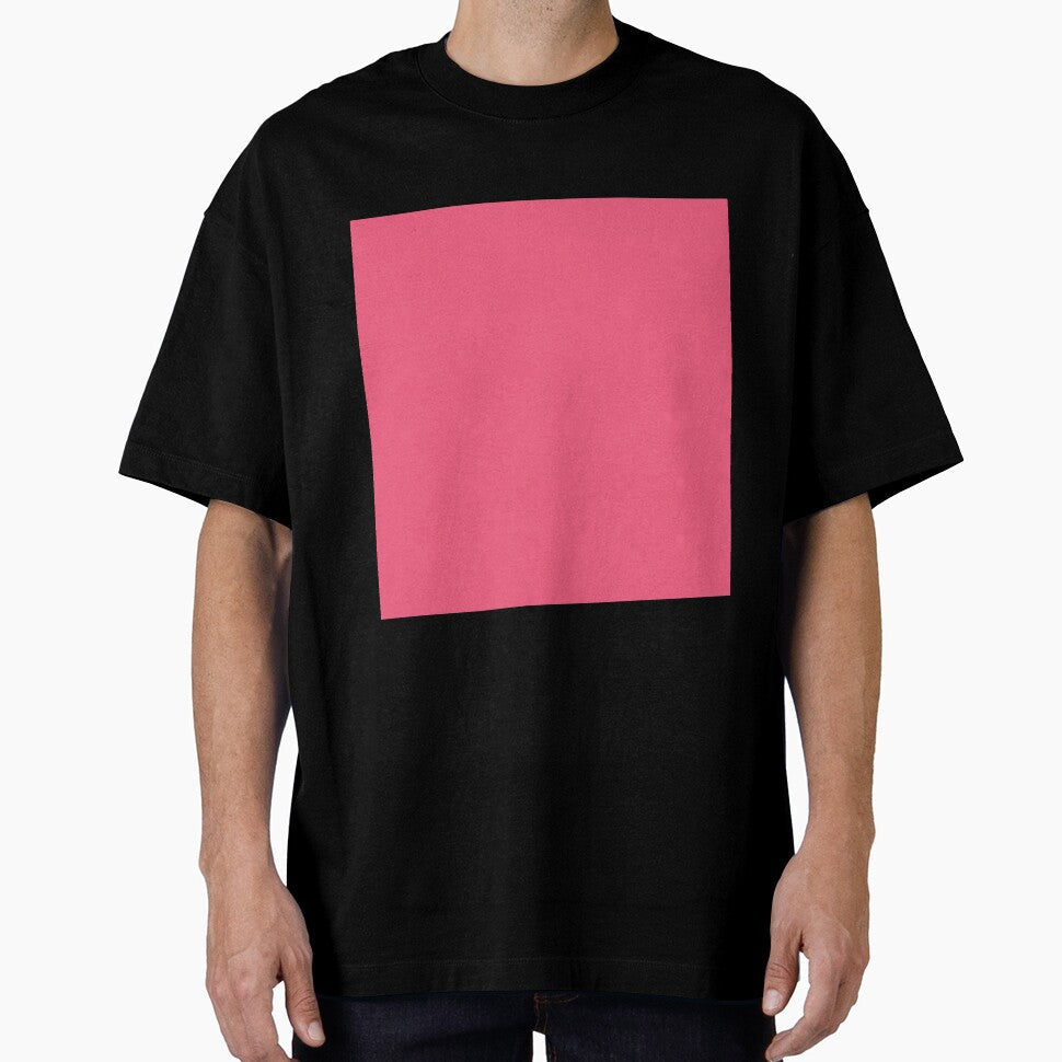 Plain Solid Color Pink Magenta French Rose Pink (M80 Y30) by mimihuang creations Unisex , , , Long Sleeve Tee