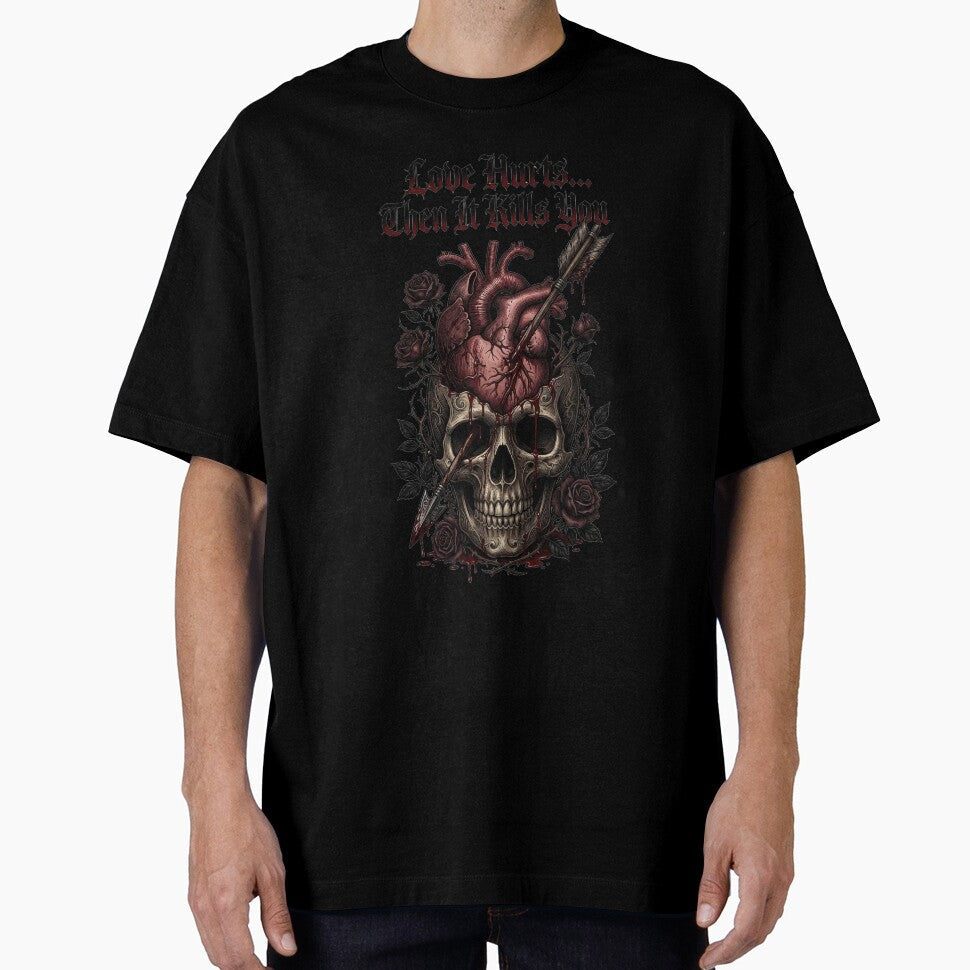 Love Hurts... Then It Kills You by DeadlyWhisper Unisex , , , Long Sleeve Tee