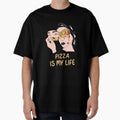 Pizza Is My Life (Face) by SacredsDesigns Unisex , , , Long Sleeve Tee
