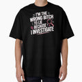 I'm The Wrong Bitch To Lie – Sarcastic Saying Strong Attitude by Redgiant87x Unisex , , , Long Sleeve Tee