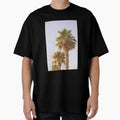 Old Palm Trees in Tropical Beach - Summer Nature Photography by CarolinaReina Unisex , , , Long Sleeve Tee