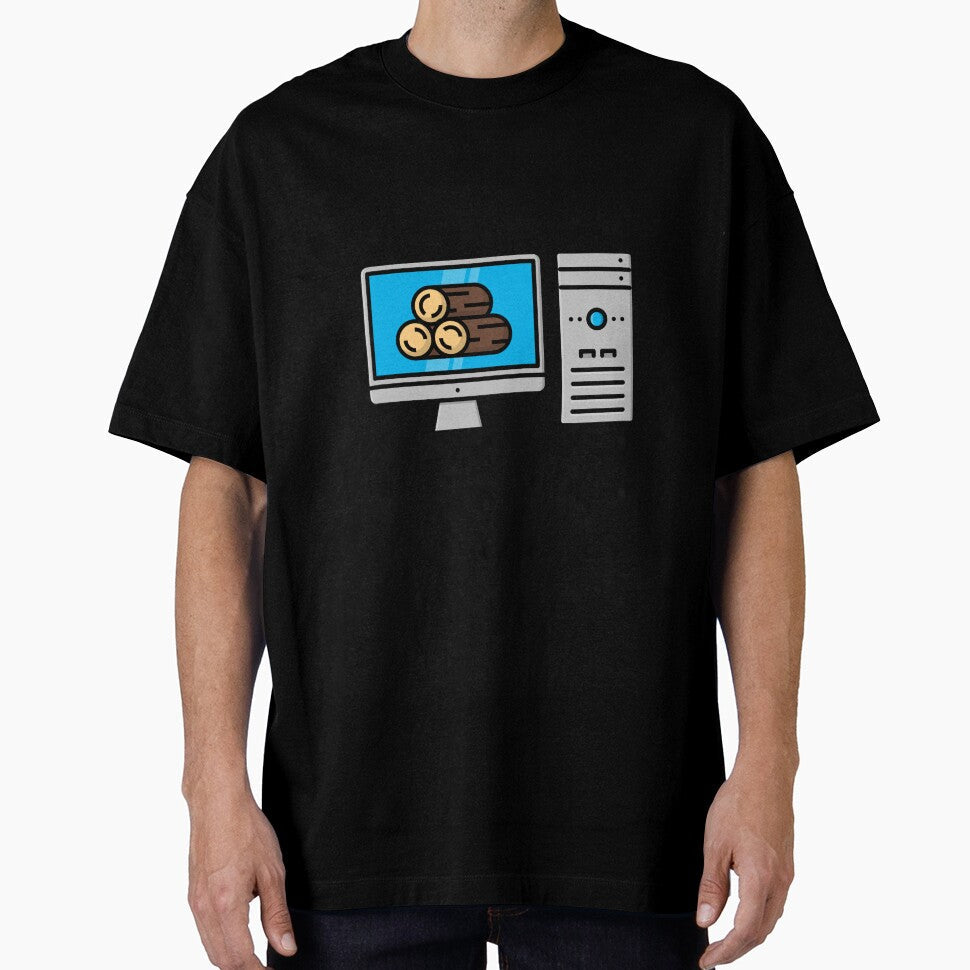 Tech Support Thoughts by SketchVibeTees Unisex , , , Long Sleeve Tee