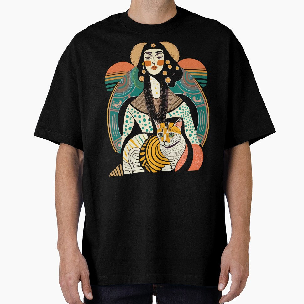Woman in the style of Gustav Klimt by CatCoconut-Art