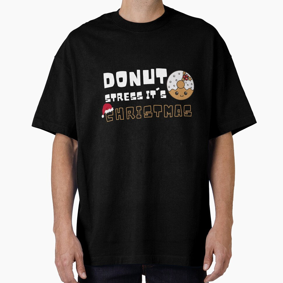 Donut stress it's christmas ,Funny Donuts Santa Claus Christmas Xmas Holiday , Donut Santa Claus Christmas by Alan-NY