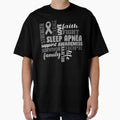Sleep Apnea Awareness - Strength Courage Faith Hope Love Fight Support Survivor Family Life Believe by Hilten