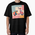 Scooter as Minimal Bauhaus Art by OzzFrequency