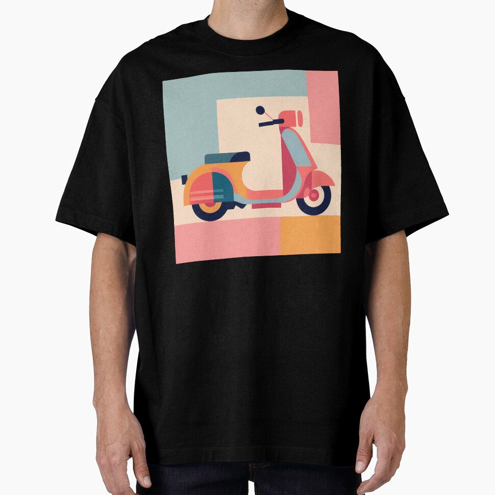 Scooter as Minimal Bauhaus Art by OzzFrequency