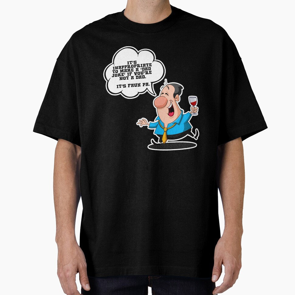 Dad Jokes Collection Dad Joke - It's Faux Pa Gift by TTFMerch Unisex , , , Long Sleeve Tee