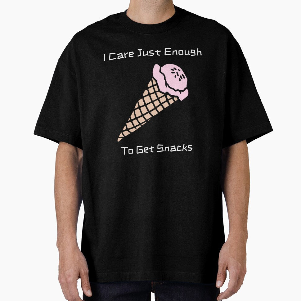 I Care Just Enough To Get Snacks by RandisTees Unisex , , , Long Sleeve Tee