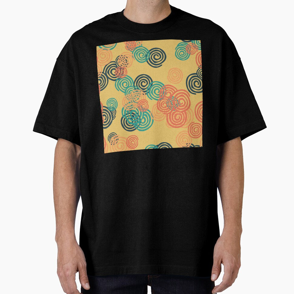 Retro multi-color spiral pattern 2 by WesternExposure