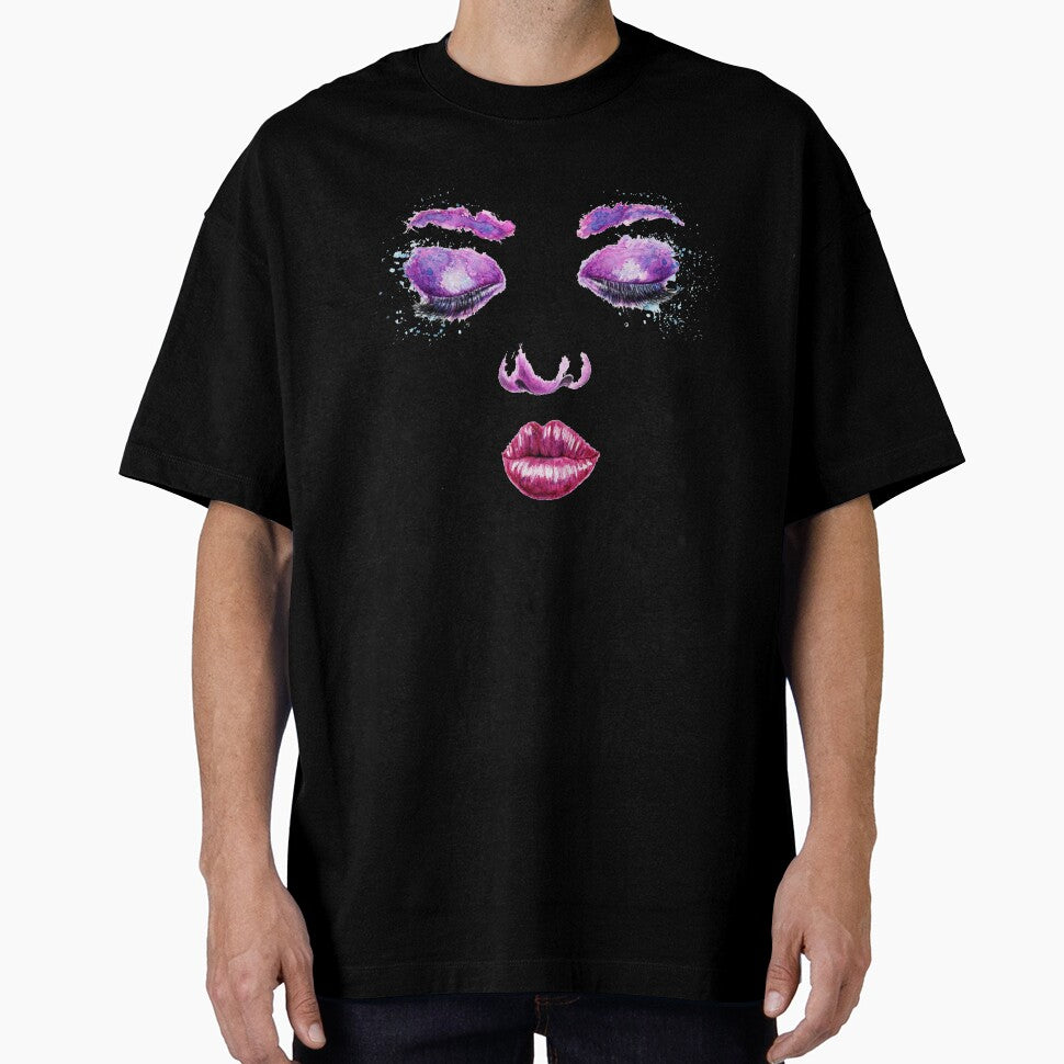 Bisous Moi - Modern Minimalist Feminine Line Art Drawing by 4wordsmovement