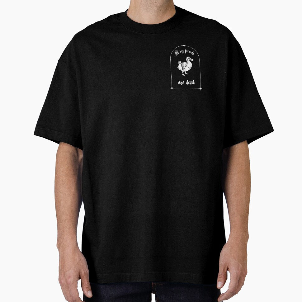 All my friends are dead. Dark Humor :) The Dodo :o by Khamuliane Unisex , , , Long Sleeve Tee