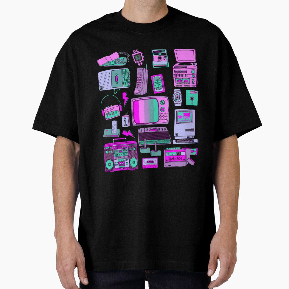 80's Tech by jenbucheli Unisex , , , Long Sleeve Tee