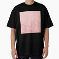 Blush Crumpled Pink Faux Metal by MysticMarble Unisex , , , Long Sleeve Tee