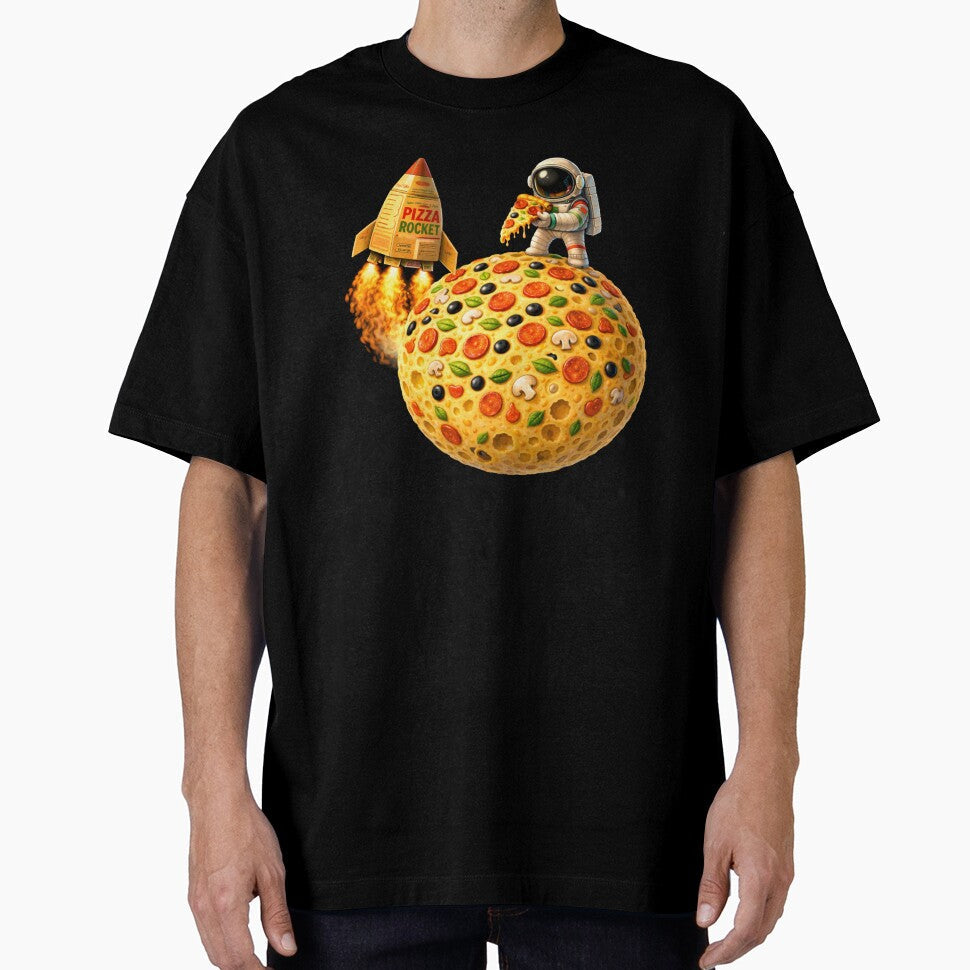 Pizza Space by capitanmoscamx Unisex , , , Long Sleeve Tee