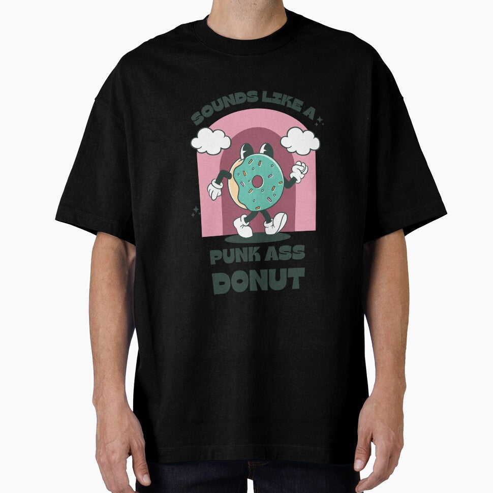Punk Ass Donut by Brunobcreations Unisex , , , Long Sleeve Tee