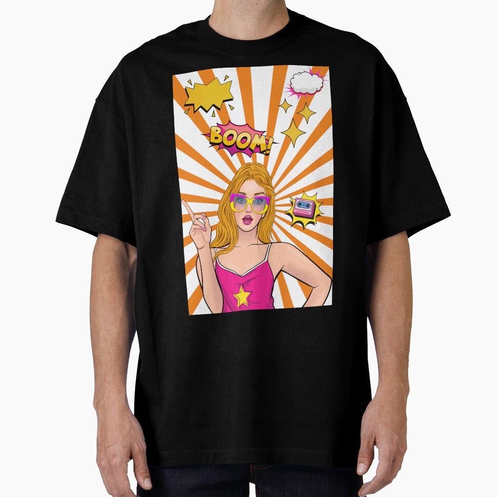 Pop Art Girl by Anisha Vaz Unisex , , , Long Sleeve Tee