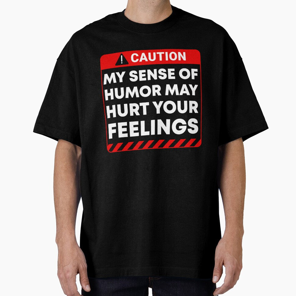 Funny Sarcastic Adult Dark Humor Warning Feelings Quote by aymanehammi Unisex , , , Long Sleeve Tee