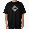 LUCY | White | Modern Geometric Kufi Calligraphy | From Name to Art by FOR YOUR NAME Unisex , , , Long Sleeve Tee