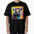 Lemur Pop Art 2 by AstroRisq Unisex , , , Long Sleeve Tee