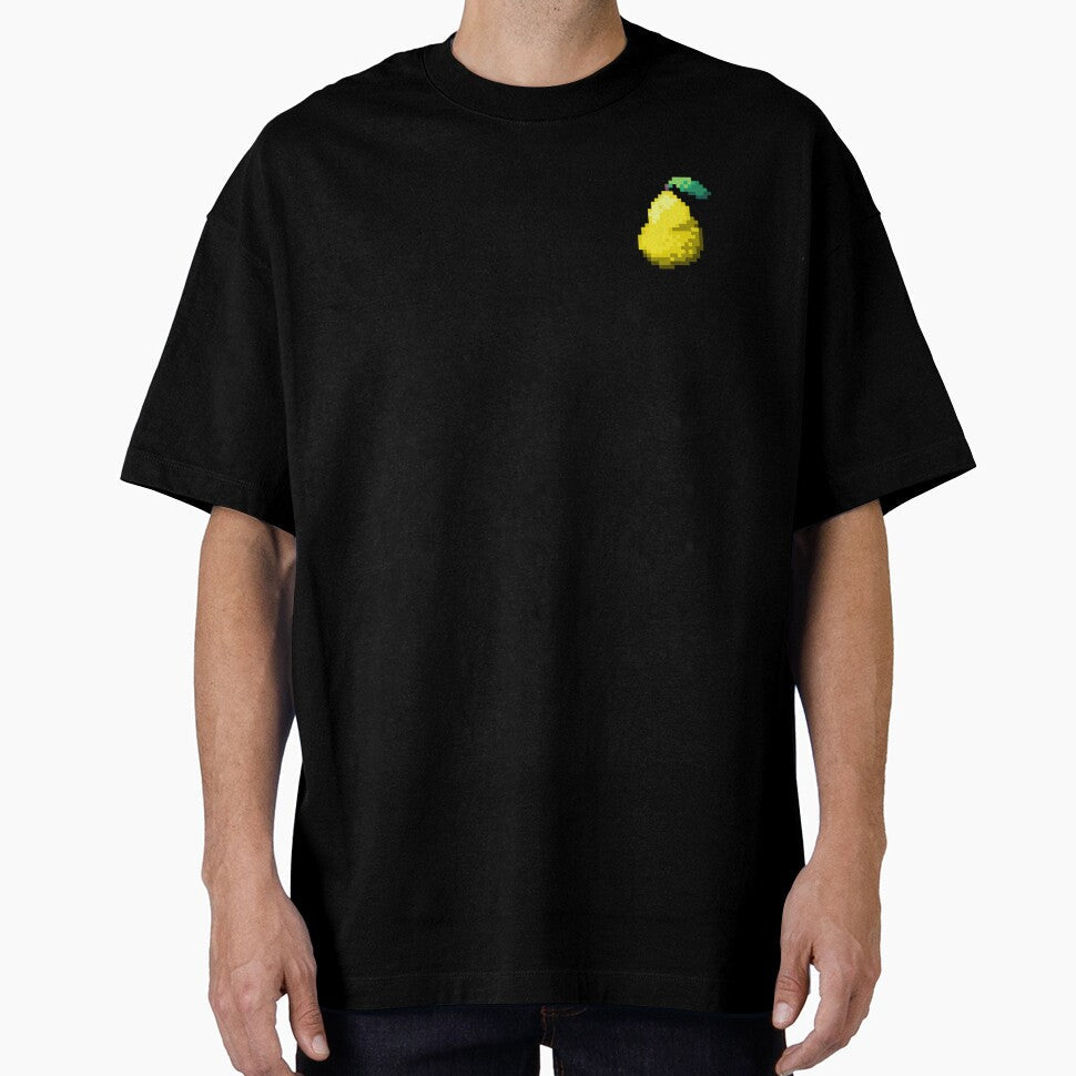 Pixel Quince - pixel food art by LittleFoodShop Unisex , , , Long Sleeve Tee