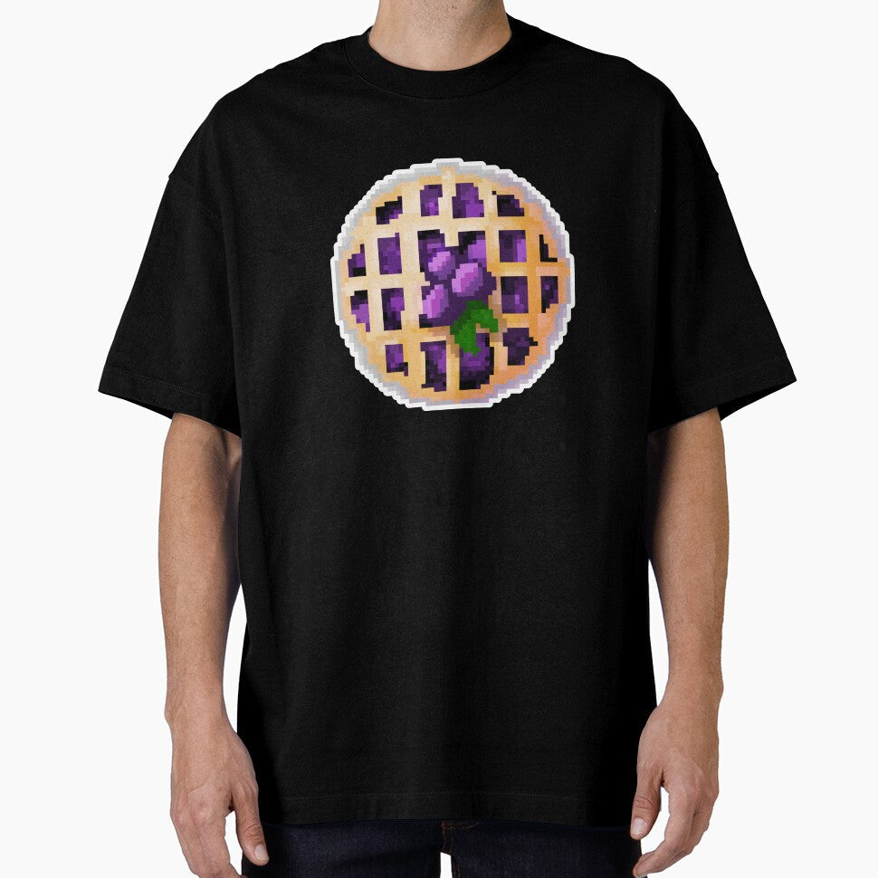 Pixel art Grape Pie by Percy Everett Unisex , , , Long Sleeve Tee