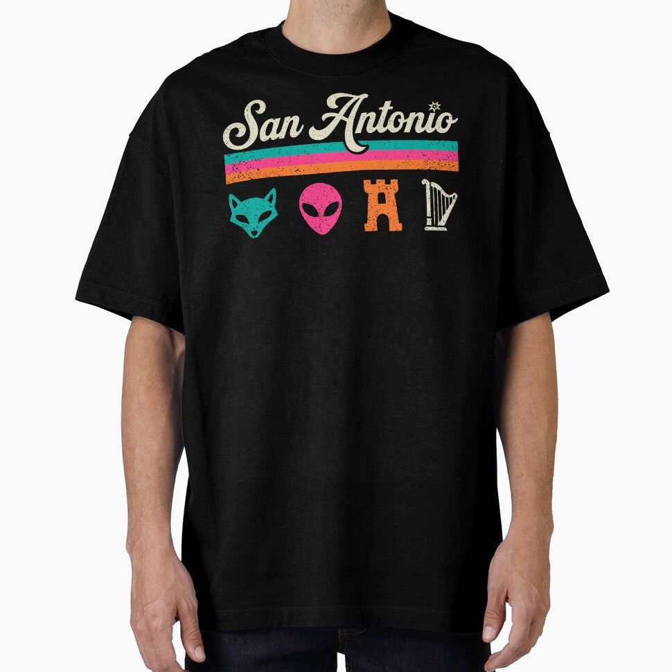 San Antonio Fox Alien Castle Harper by Mourad0 Unisex , , , Long Sleeve Tee