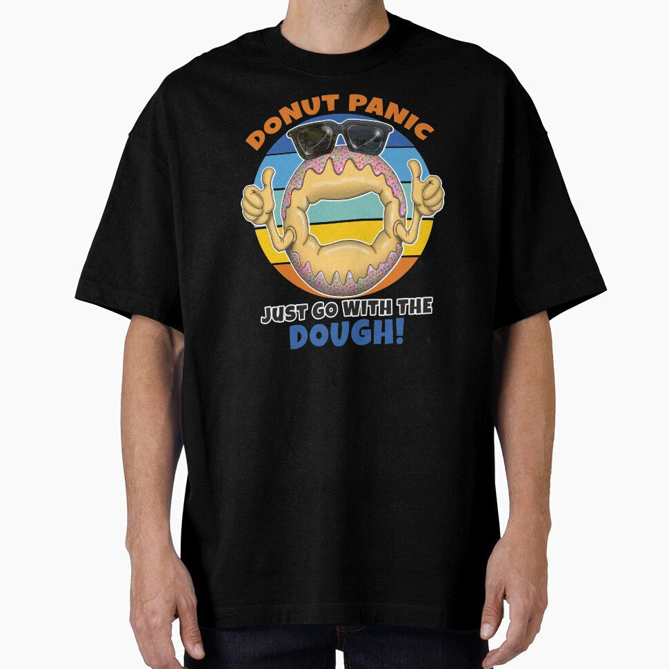Donut Panic Funny Donut Lovers by Status71 Unisex , , , Long Sleeve Tee